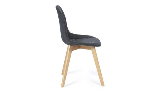 Lot de 4 chaises Gabriella Gris
