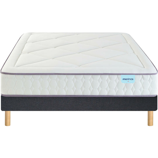 Matelas MERINOS 140x200cm 651 ressorts ensachés 3 zones Full Bed