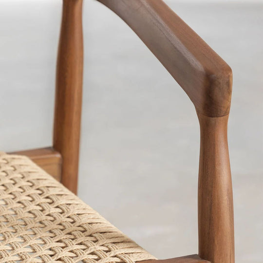 Lot de 2 chaises SKLUM de salle à manger en bois de teck Visby