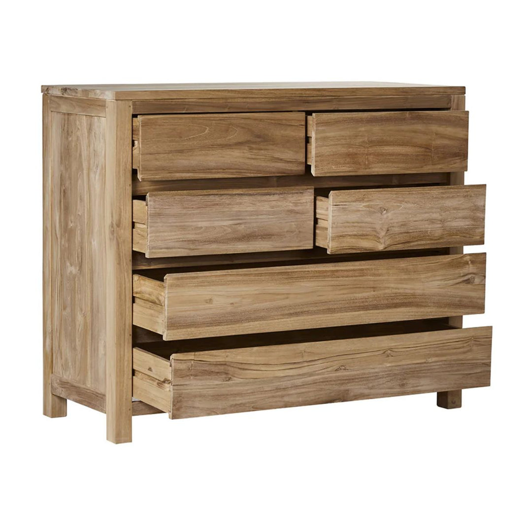Commode ALDO en teck massif 120 cm Berah Getah
