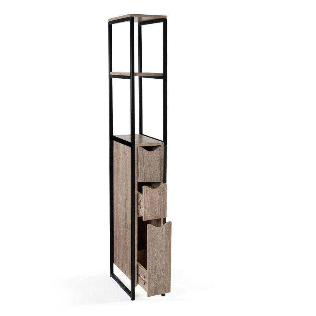 Etagère WC 3 portes style industriel