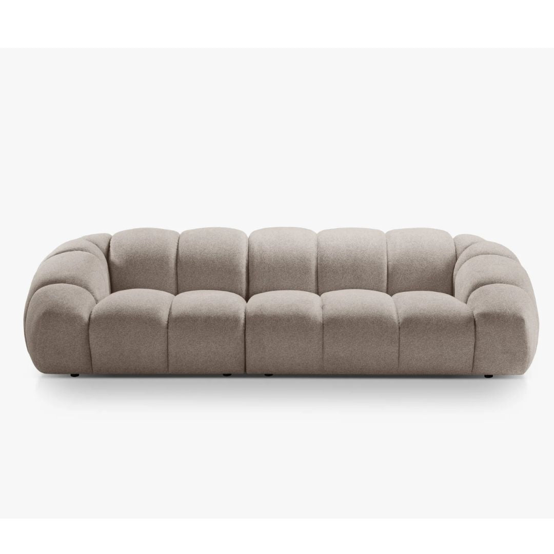 Canapé 4 places MICADONI Diana beige foncé