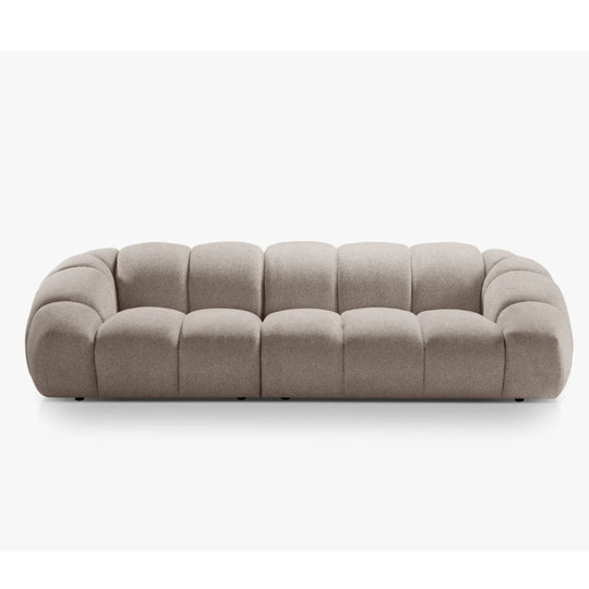 Canapé 4 places MICADONI Diana beige foncé