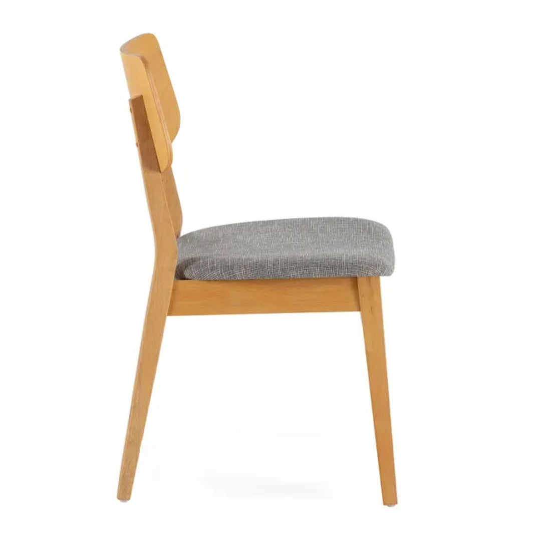 Lot de 2 chaises Susi couleur chêne, bois massif