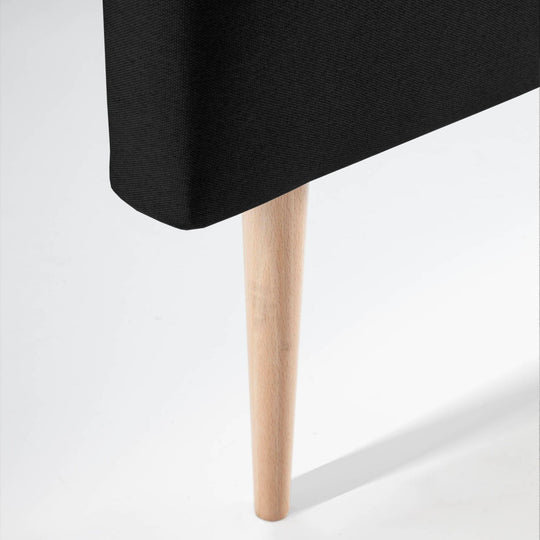 Tête de lit en tissu gris anthracite OSLO 150x100cm