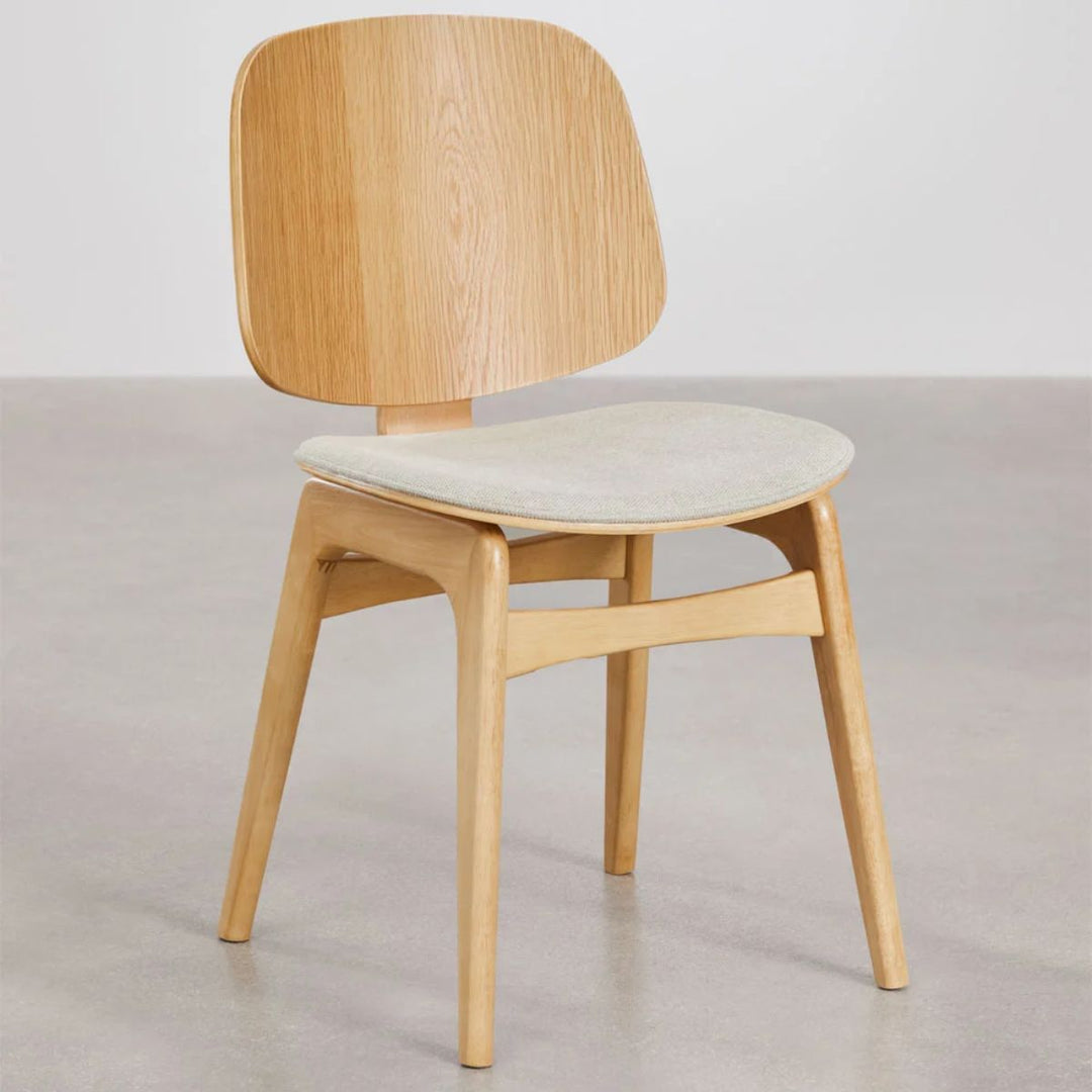 Lot de 2 chaises SKLUM de salle à manger en bois et rembourrée Canada