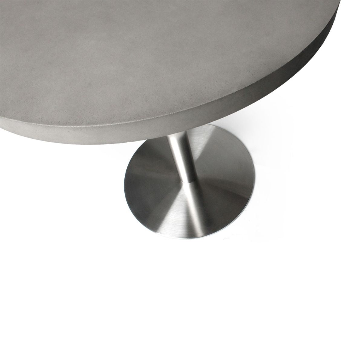 Table de bistrot ronde design en béton