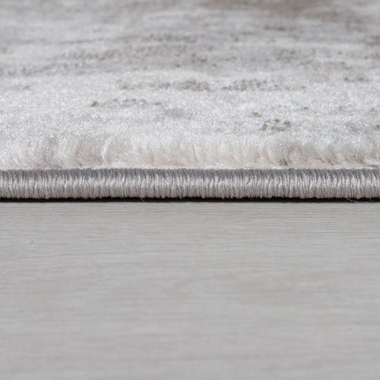 Tapis rond vintage Gris 160x160cm