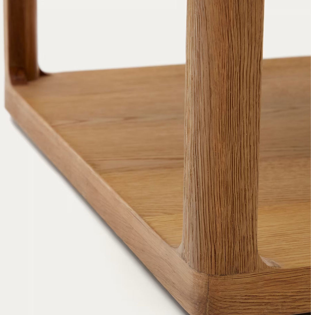 Table basse Maymai en bois de chêne 140 x 65 cm Kave Home