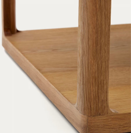 Table basse Maymai en bois de chêne 140 x 65 cm Kave Home