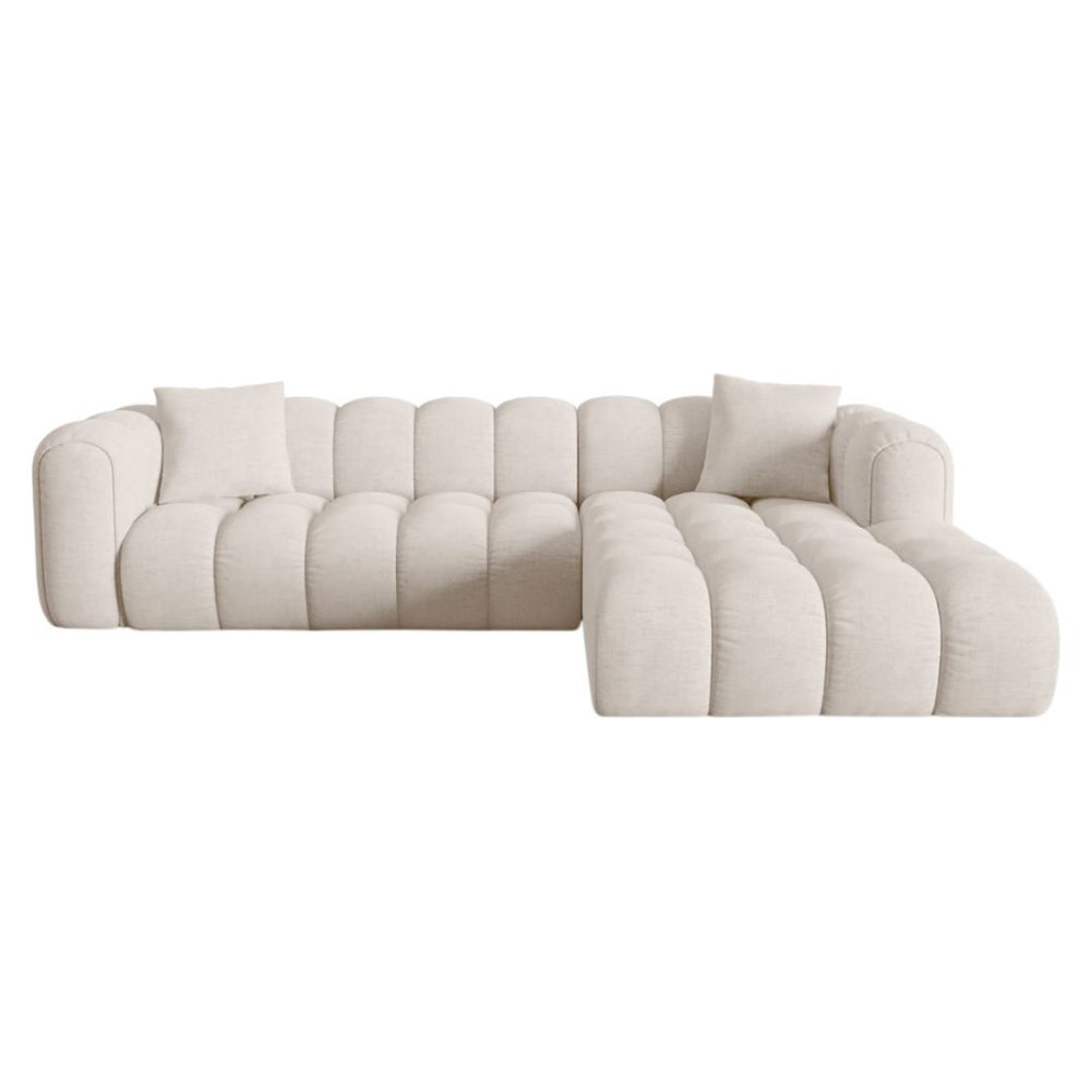 Canapé CHRISTIAN LACROIX d'angle droit 4 places Clotilde Beige