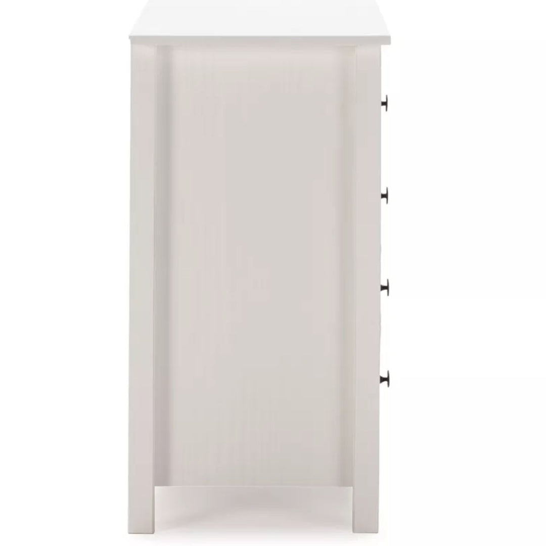 Commode 5 tiroirs MAGDA Blanc/multicolore