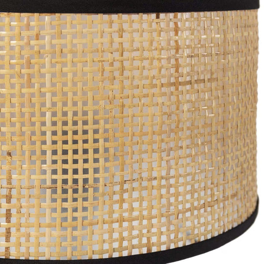 Lampe à poser KASUKI en rotin naturel, diamètre 42 cm