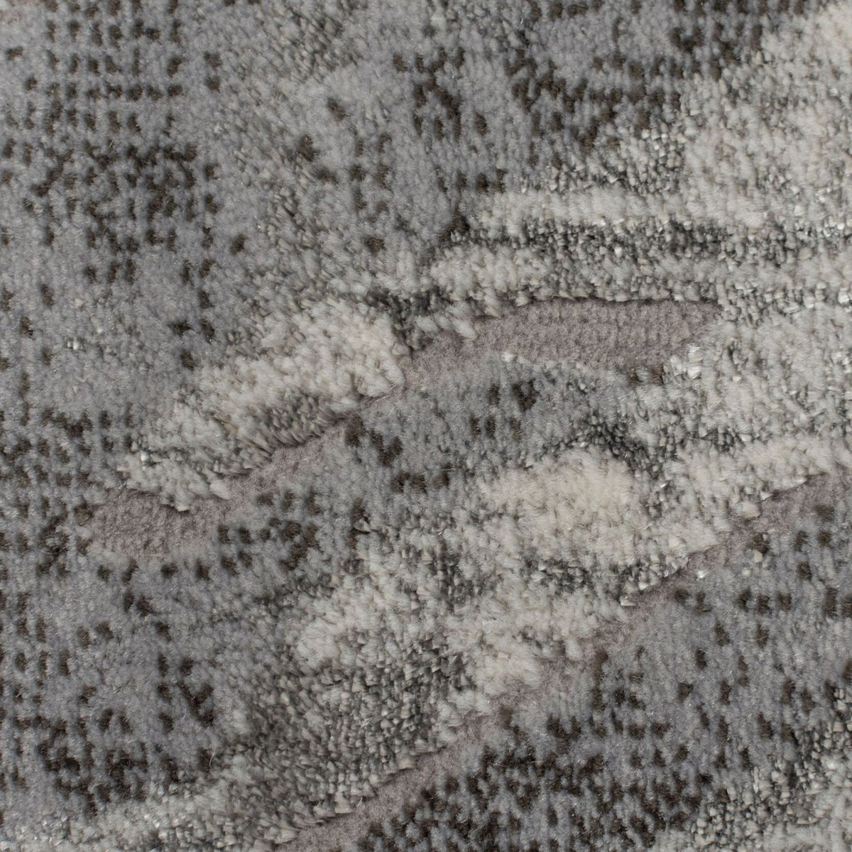 Tapis de couloir Arissa argenté 80x300cm