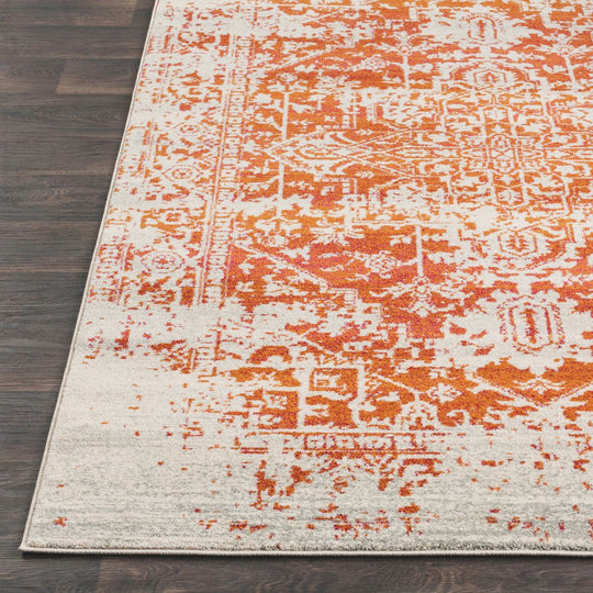 Tapis de salon vintage Juliette Orange 120x170cm