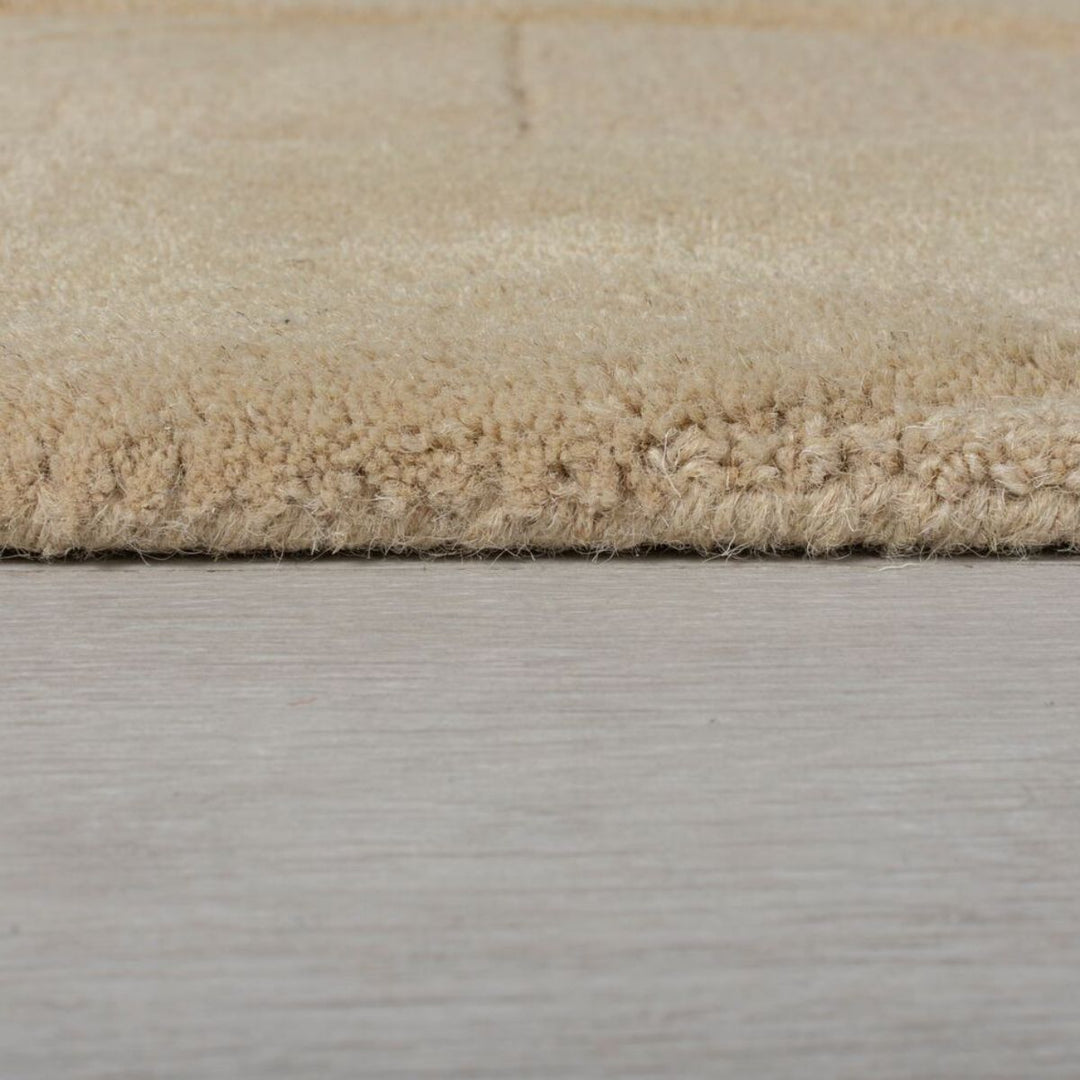 Tapis en laine rond Gigi Beige