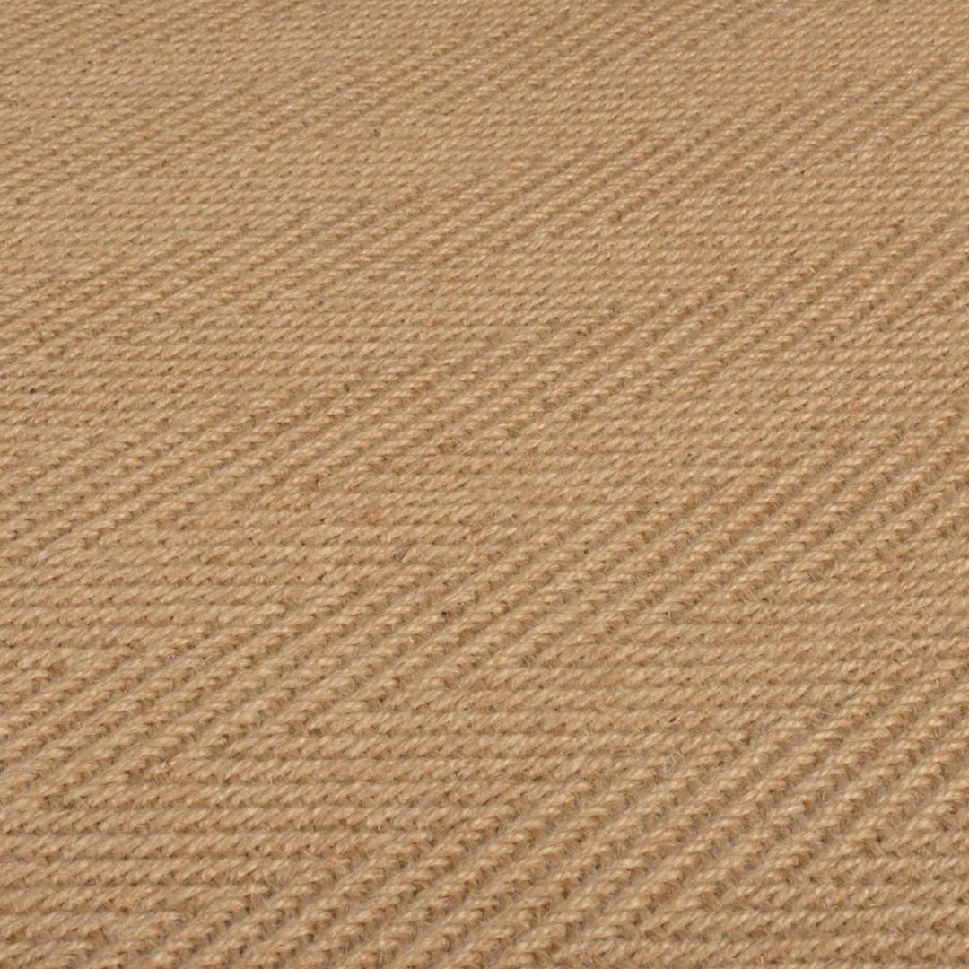 Tapis de couloir kira jute et vert 60x230cm