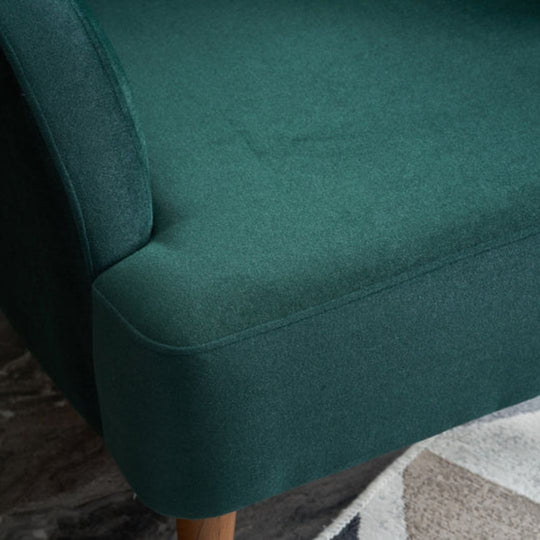 Fauteuil de salon vert