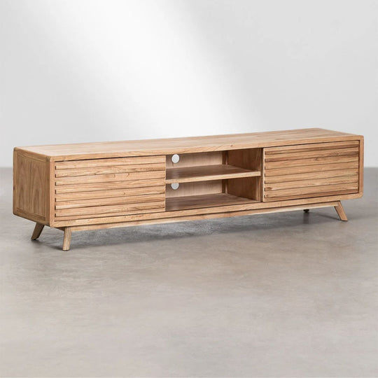 Meuble TV en bois Deleyna 200cm SKLUM- Léger défaut