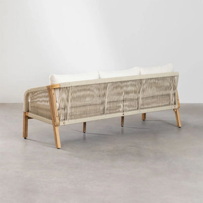 Canapé de jardin SKLUM 3 places en bois d'acacia Dubaï