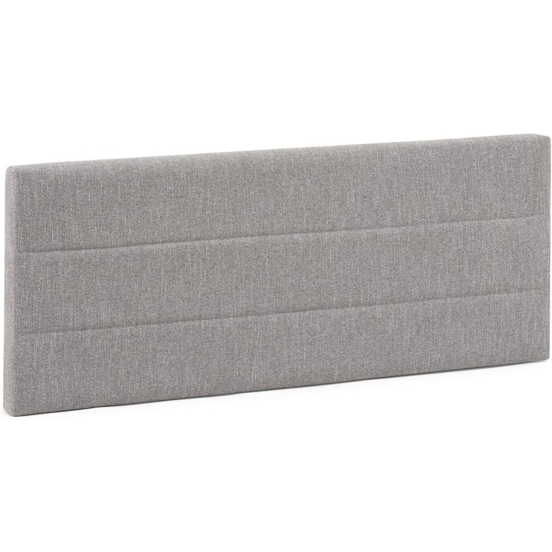 Tête de lit en tissu gris Miconos 160x60cm