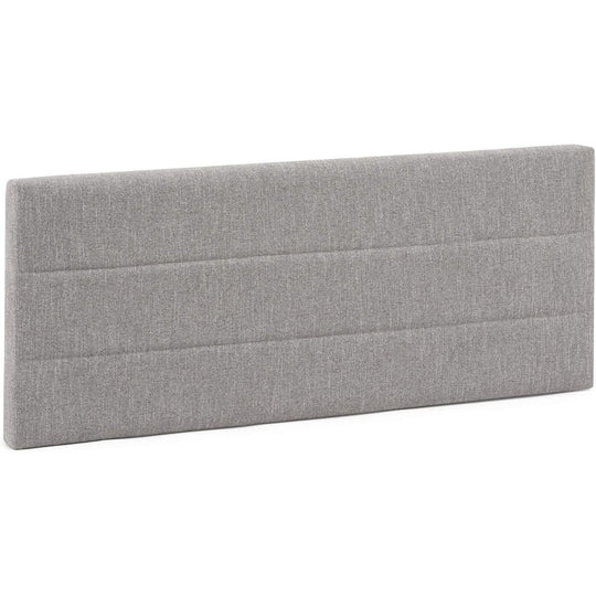 Tête de lit en tissu gris Miconos 160x60cm