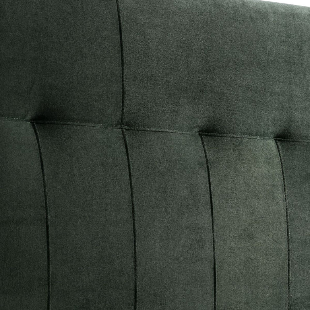 Tête de lit Napoles velours vert 160x100cm