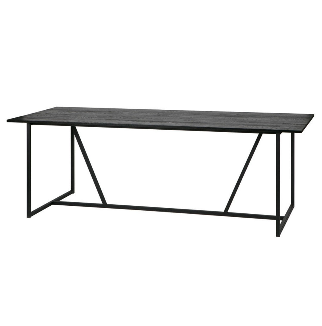 Table à manger en frêne brossé 220x90 cm - Léger défaut