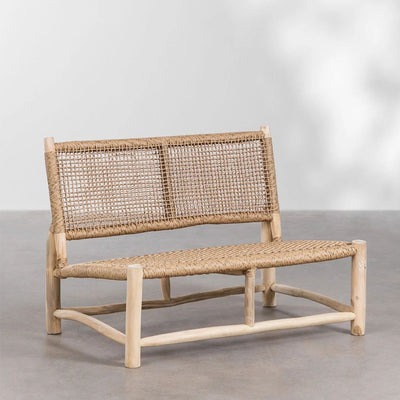 Canapé de jardin SKLUM 2 places en bois de teck Bientina