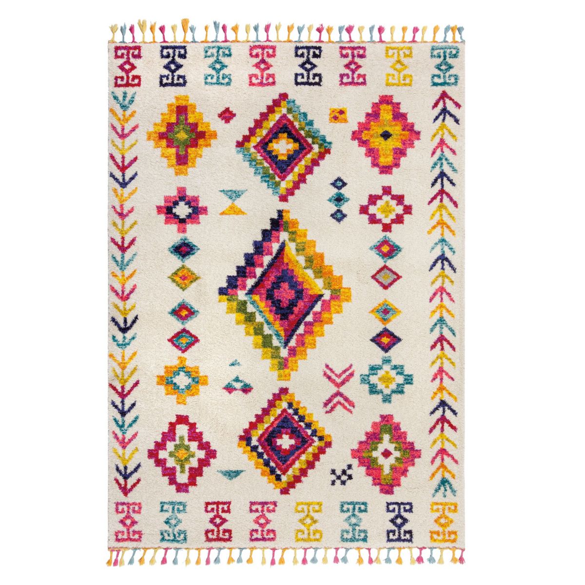 Tapis style berbere Multicolore 120x170cm