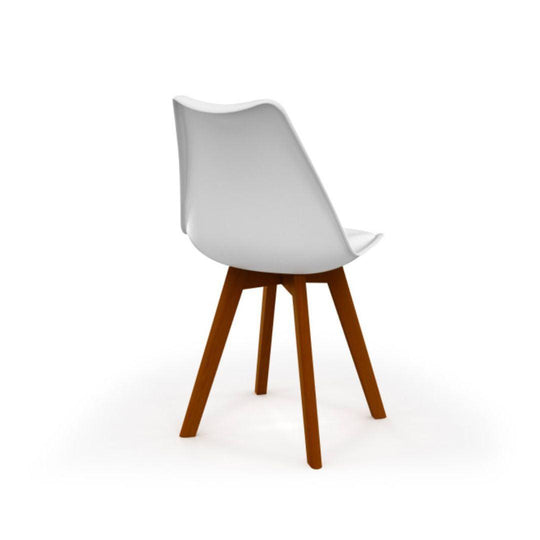 Lot de 4 chaises scandinaves Brava Blanc