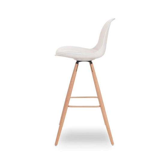 Lot de 2 tabourets Oslo Blanc