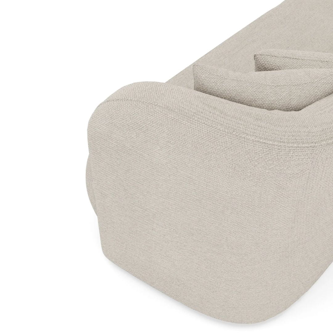 Canapé 2 places EMY Tissu crème SIA Home