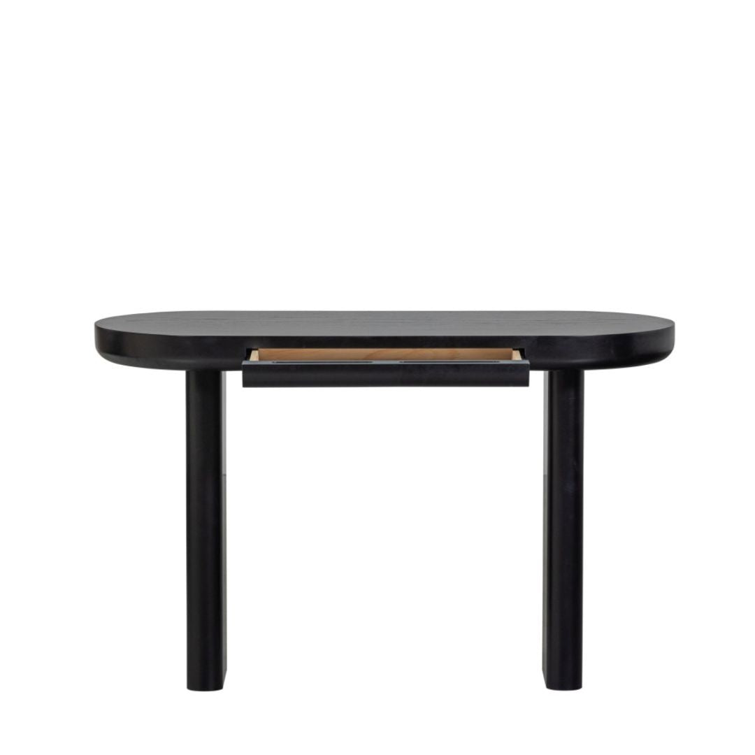 Bureau en bois noir DRAWER Mael signé WOOD