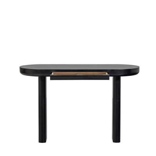 Bureau en bois noir DRAWER Mael signé WOOD