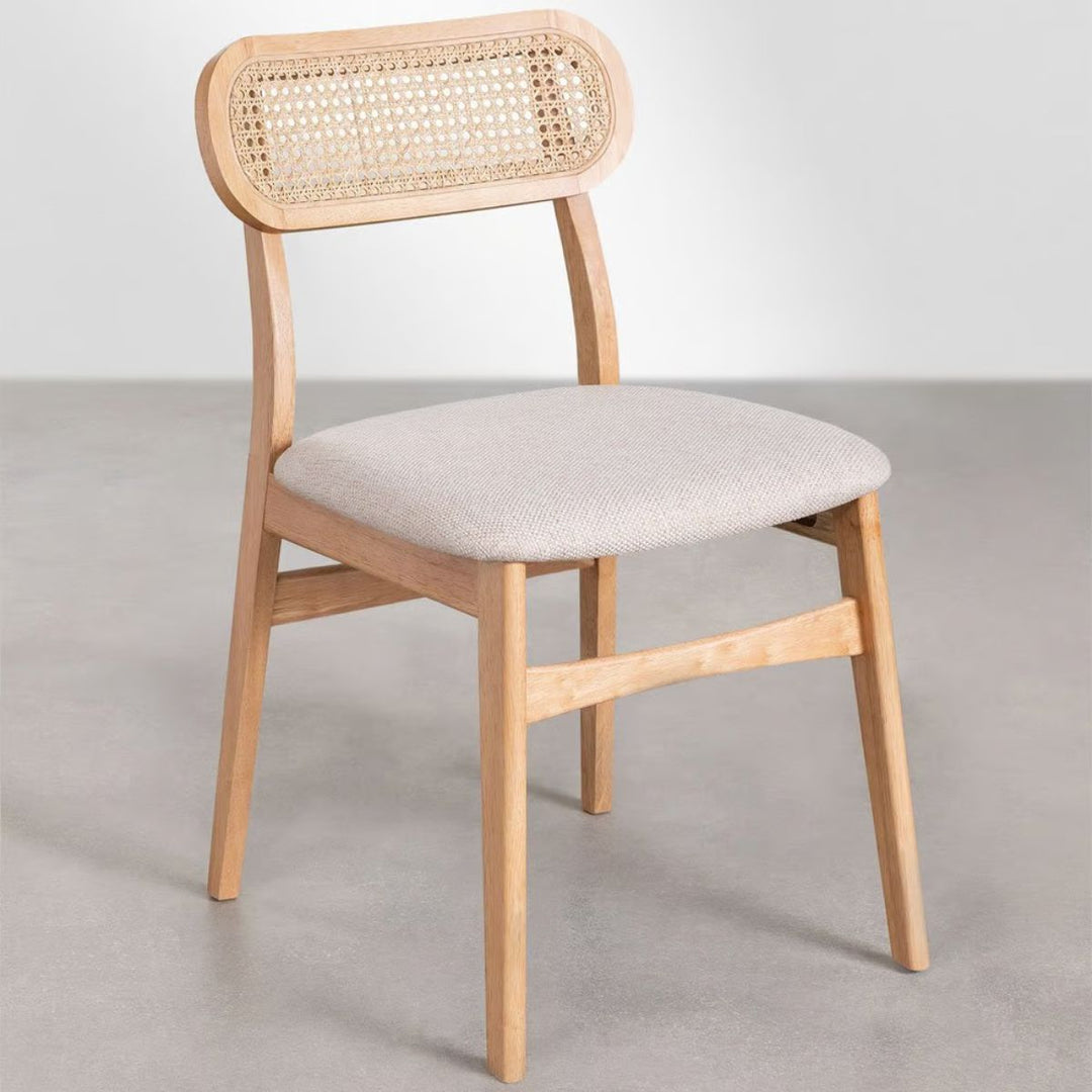 Lot de 2 chaises SKLUM Leivel de Salle à Manger en Bois