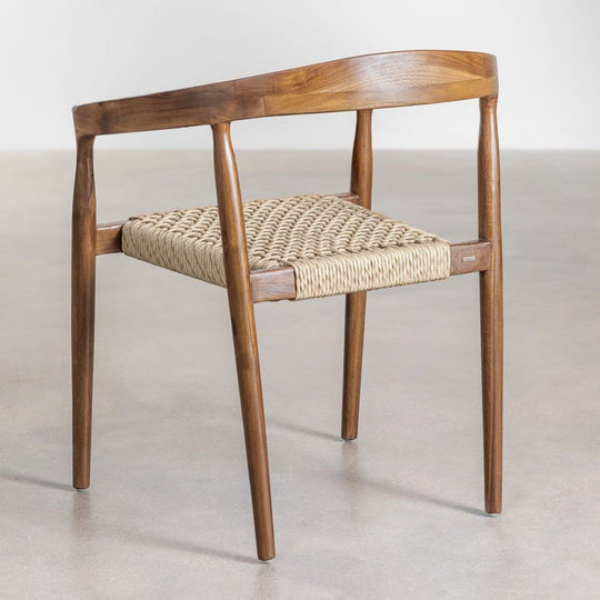 Lot de 2 chaises SKLUM de jardin en bois de teck Visby