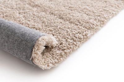 tapis poils longs - cloud. Vue 12 du tapis montrant des détails angle.#couleur_beige