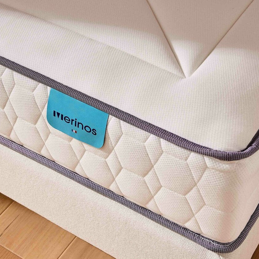 Matelas MERINOS 140x200cm 651 ressorts ensachés 3 zones Full Bed