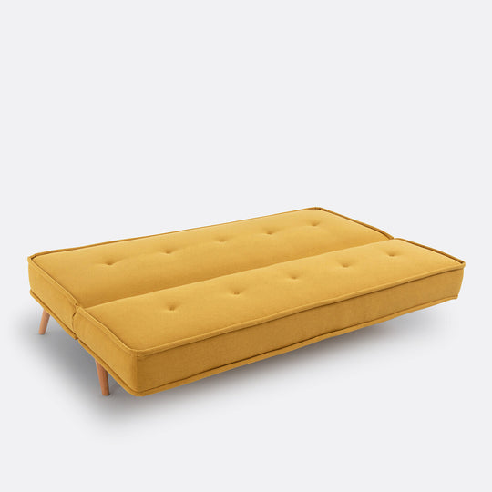 Banquette-lit, Juno jaune moutarde La Redoute Interieurs
