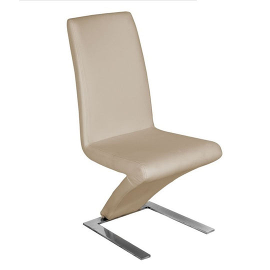 Lot de 2 chaises de salle à manger ZETA capuccino