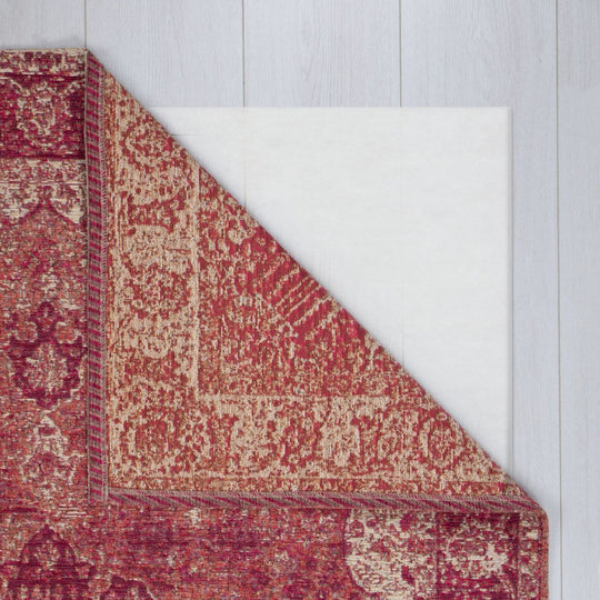 Tapis vintage Rouge et rose 155x230cm