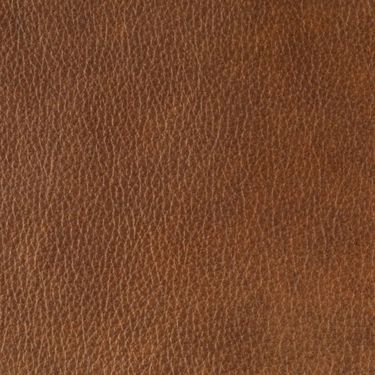 Méridienne "Marc" en cuir véritable marron by Christian LACROIX