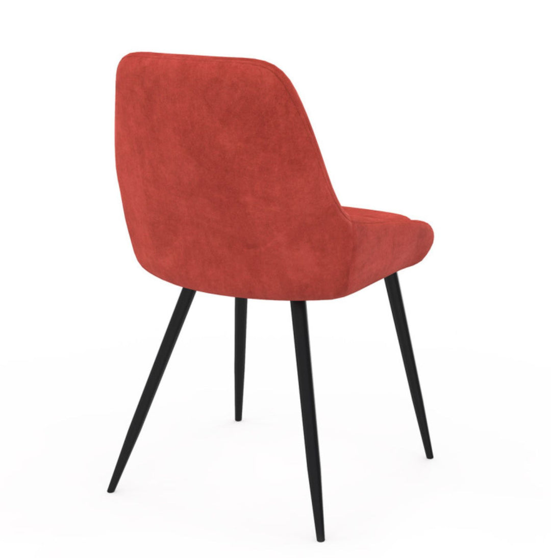 Lot de 2 chaises Olivia terracotta