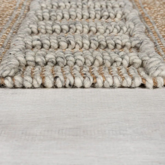 Tapis naturel en Jute Medina gris
