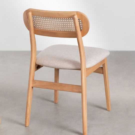 Lot de 2 chaises SKLUM Leivel de Salle à Manger en Bois