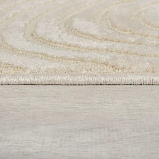 Tapis de couloir Channel Ivoire