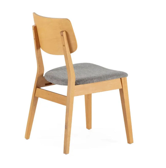 Lot de 2 chaises Susi couleur chêne, bois massif