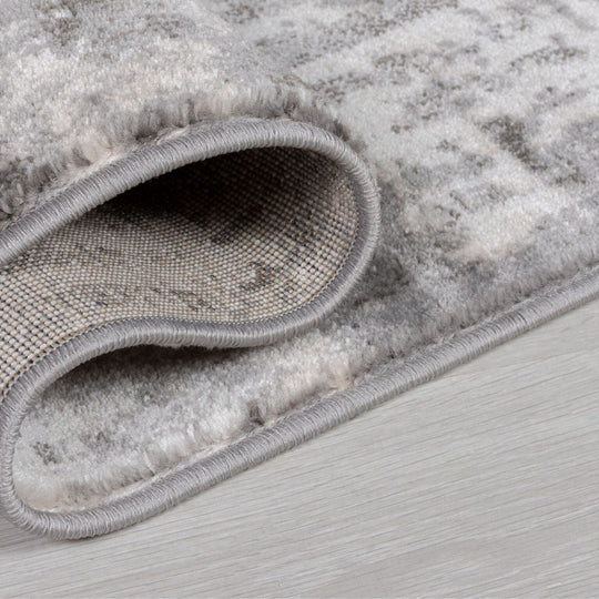 Tapis rond vintage Gris 160x160cm