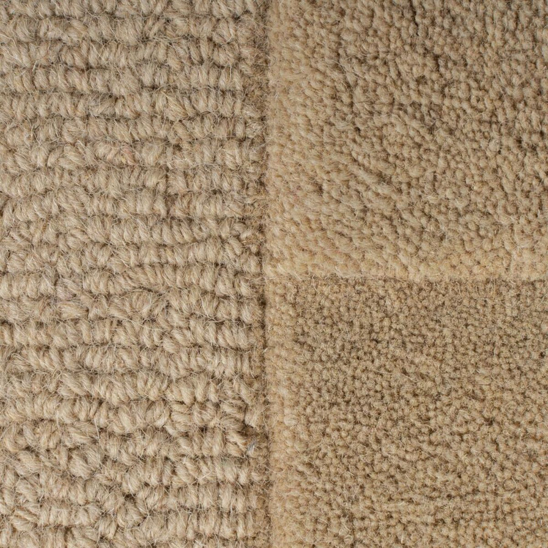 Tapis en laine rond Gigi Beige